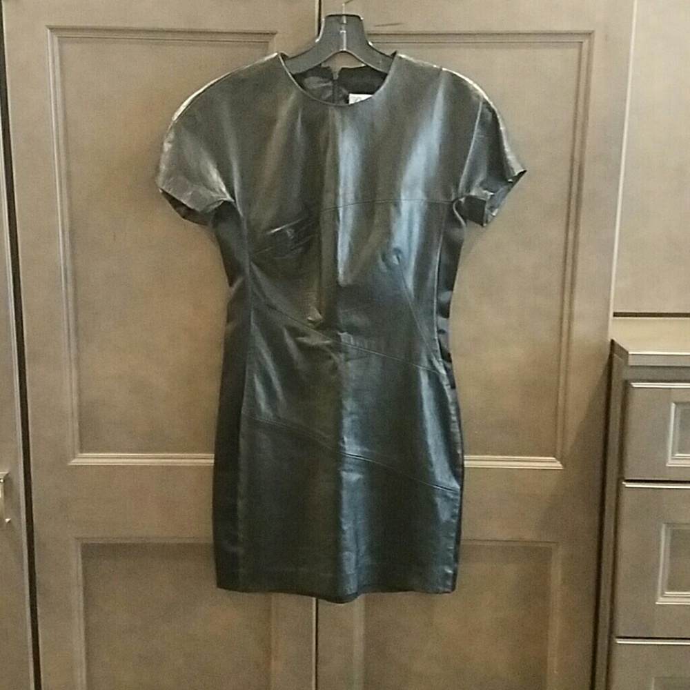 Daniel & Rebecca leather dress
